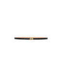 VICTORIA BECKHAM DORIAN MICRO BELT 1,5CM CROC BLACK
