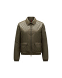 MONCLER LANSET PACKABLE SHORT DOWN JACKET KHAKI