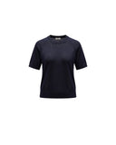 MONCLER KNIT T-SHIRT DARK BLUE