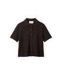 LISA YANG LEITH BUTTONED TOP DARK OAK
