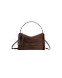 JW ANDERSON LOAFER BAG SUEDE BROWN