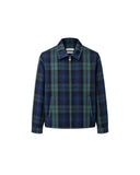 JW ANDERSON FRONT ZIP BLOUSON CHECKERED