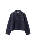 JW ANDERSON FLARE HEM SHIRT INDIGO