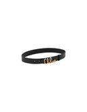 CHLOÉ ICONIC LOGO BELT BLACK