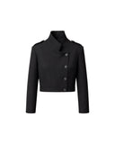 IRO CROPPED MOVA JACKET BLACK