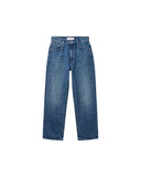 MOTHER THE DODGER FLOOD DENIM GREEN THUMB