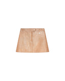 COURRÈGES REEDITION VINYL SKIRT BRONZER