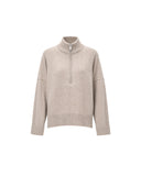 COLORUSH APRES SKI ZIP UP KNIT JUTE