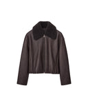 ENES MILIA JACKET TEDDY COLAR GLACE