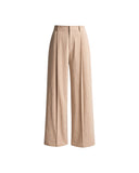 VINCE HIGH RISE PLEATED TENCEL TROUSER DRIED BLOSSOM