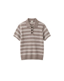 THE GARMENT STRIPED POLO BEIGE