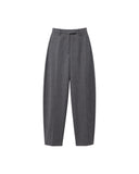 THE LATEST DINA WOOL BALLOON FIT TROUSER GREY