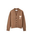 AMI PARIS ADC OVSD ALPACA KNIT CARDIGAN BEIGE