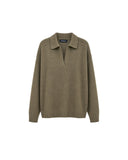 REPEAT PULL POLO NECK OLIVE