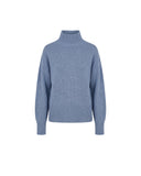 HEMISPHERE TURTLENECK DENIM BLUE