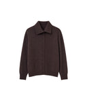 LISA YANG DENIE CARDIGAN DARK OAK