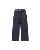 JW ANDERSON TWISTED WORKWEAR DENIM INDIGO