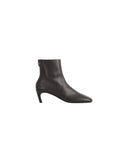TOTEME MID HEEL ANKLE BOOTS 5,5CM BARK