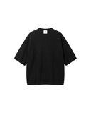 THE GARMENT COMO OVSD TEE KNIT BLACK