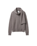 THE GARMENT VOLMER SCARF KNIT MUSHROOM