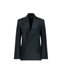 VICTORIA BECKHAM SCULPTURAL LAYERED OLI JACKET MARSH GREEN