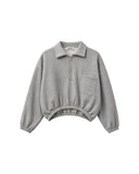 DARKPARK ALVA CROPPED SWEATSHIRT GREY