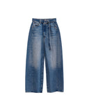 MOTHER THE BELTED SPOONFUL NERDY DENIM TOOTSIE