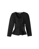 JACQUEMUS MIAMI BELTED JACKET BLACK