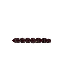 JACQUEMUS LA POISSON BELT DARK BURGUNDY