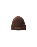 JACQUEMUS GROS GRAIN LOGO BEANIE DARK BROWN