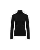 TOTEME HIGH NECK KNIT BLACK