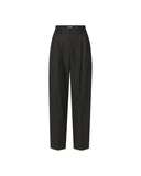 VERONICA BEARD WHITLOCK BARREL TROUSER BLACK
