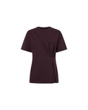 LA PISCINE CROSS T-SHIRT BURGUNDY