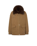 LA PISCINE FOXY DOWN JACKET KHAKI