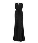 SELF-PORTRAIT BANDEAU MAXI DRESS BLACK