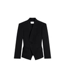 GIVENCHY REVERSE LAPEL JACKET BLACK