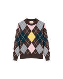 &DAUGHTER AVA ARGYLE CREWNECK PORCUPINE