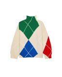 JW ANDERSON ARGYLE TURTLENECK JUMPER