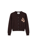 ISABEL MARANT ÉTOILE NEWTON CARDIGAN DARK BROWN