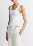 VINCE TANK TOP OPTIC WHITE