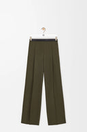 LOEWE WIDE LEG TROUSER KHAKI