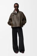 LOEWE WIDE LEG TROUSER BLACK