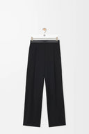 LOEWE WIDE LEG TROUSER BLACK