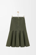 LOEWE MIDI SKIRT KHAKI