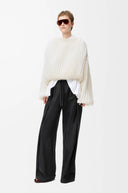 LOEWE MOHAIR KNITTED PULL WHITE