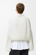 LOEWE MOHAIR KNITTED PULL WHITE