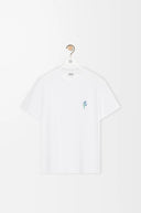 LOEWE FLORAL ANAGRAM T-SHIRT RELAXED FIT WHITE