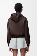LOEWE FLAMENCO JACKET DARK BROWN