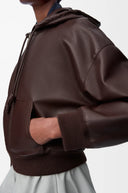 LOEWE FLAMENCO JACKET DARK BROWN