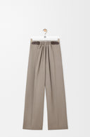 LOEWE BELTED TROUSER BEIGE